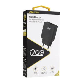 Carregador de Parede com 2 Saídas USB i2GO Entrada 100-240V Saída 5V-3,4A